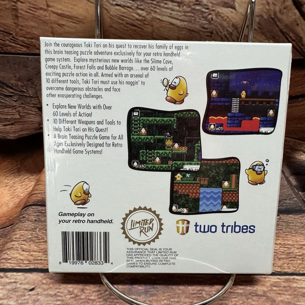 Toki Tori Nintendo Game Boy Color GBC Limited Run Games LRG Physical New Sealed - Picture 2 of 6